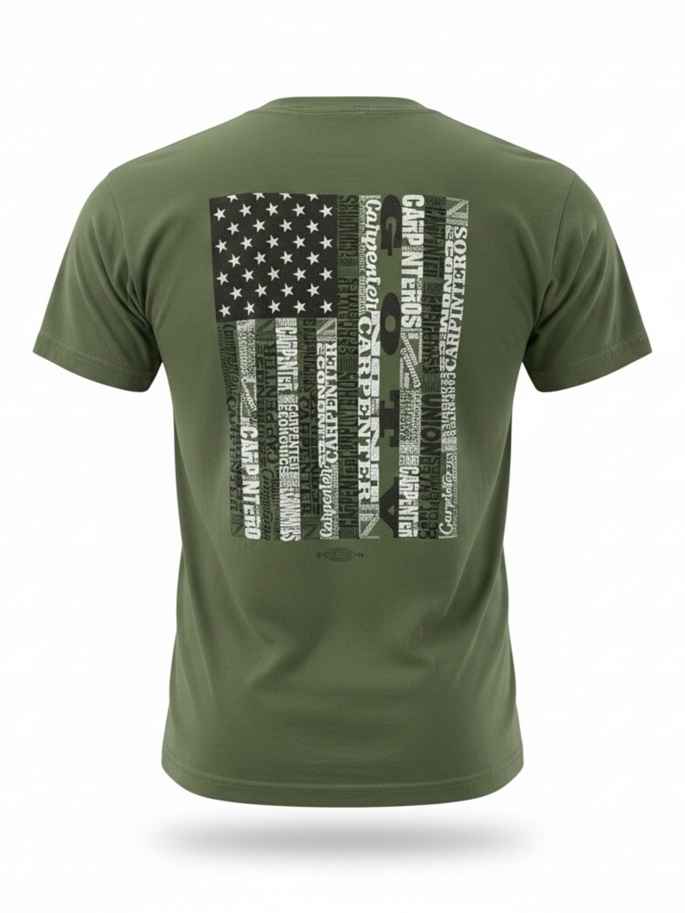 United Brotherhood of Carpenters And Joiners T Shirt Men’s XL Bayside Green GOTV